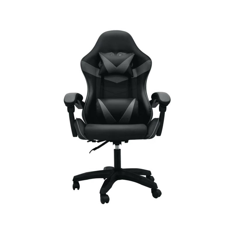 Cadeira Gamer Ergonômica Cinza/Preto CJ2510032 Casa OK