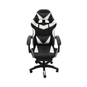 Cadeira Gamer Speed Branco e Preto Casa Ok