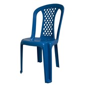 Cadeira Infantil Deluxe Azul Forte Plástico
