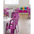 Cadeira Infantil Deluxe Rosa Forte Plástico