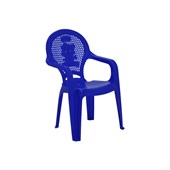 Cadeira Infantil Estampada Catty Azul Tramontina