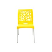 Cadeira Nature Amarela Forte Plástico