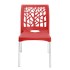 Cadeira Nature Vermelha Forte Plástico