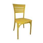 Cadeira Robust Linea Amarela Forte Plástico
