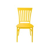 Cadeira Robust Seven Amarela Forte Plástico