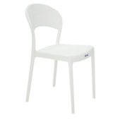 Cadeira Sissi Encosto Fechado Branca 92046/010 Tramontina Cadeira Sissi Encosto Fechado Branca 92046/010 Tramontina