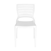Cadeira Sofia Branco Encosto Vazado Tramontina