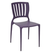 Cadeira Sofia Lilás  Encosto Vazada Vertical Lilás 92035/80 Tramontina Cadeira Sofia Lilás  Encosto Vazada Vertical Lilás 92035/80 Tramontina