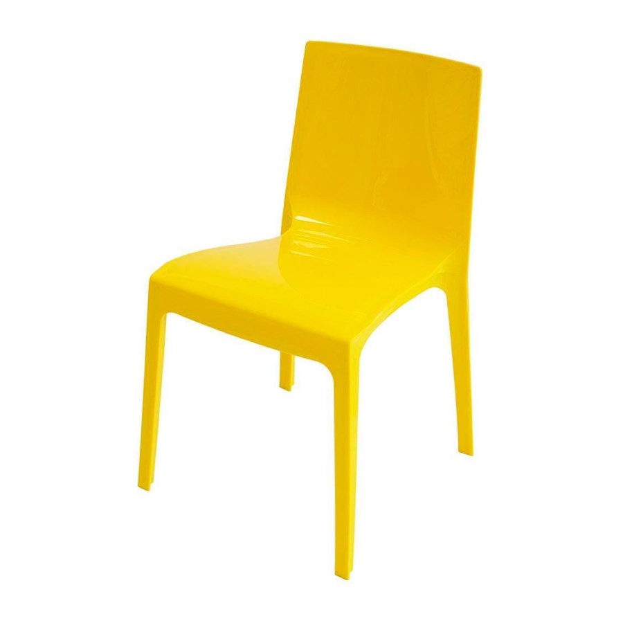 Cadeira Taurus Amarela Plasutil