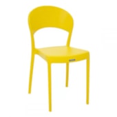 Cadeira Tramontina Sissi Encosto Fechado Amarela 92046/000 Tramontina Cadeira Tramontina Sissi Encosto Fechado Amarela 92046/000 Tramontina