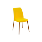 Cadeira Vanda Linheiro Amarela Tramontina Cadeira Vanda Linheiro Amarela Tramontina