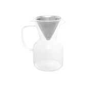 Cafeteira de Vidro Com Filtro de Aço 800Ml Lyor
