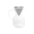 Cafeteira de Vidro Com Filtro de Aço 800Ml Lyor