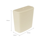 Caixa Acoplada Creme Aspen/Ravena/Targa/Izy CD00.37 Deca