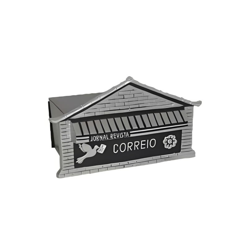 Caixa de Correio Jornal Plástico 15x36x16cm A-162.1 Ouro de Minas