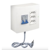 Caixa Módulo de Proteção 220v 3 Tomadas 10A Curva C Caixa Módulo de Proteção 220v 3 Tomadas 10A Curva C