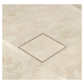 Caixa Sifonada 10x12cm com Ralo Oculto 15x15cm Bege Astra