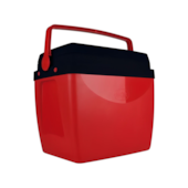 Caixa Térmica 26L Vermelho com Preto Mor
