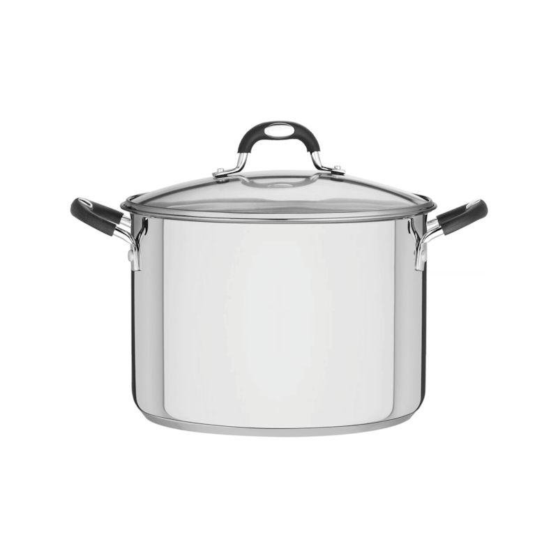 Caldeirão Aço Inox de Indução com Tampa de Vidro 24cm 7,6L Tramontina