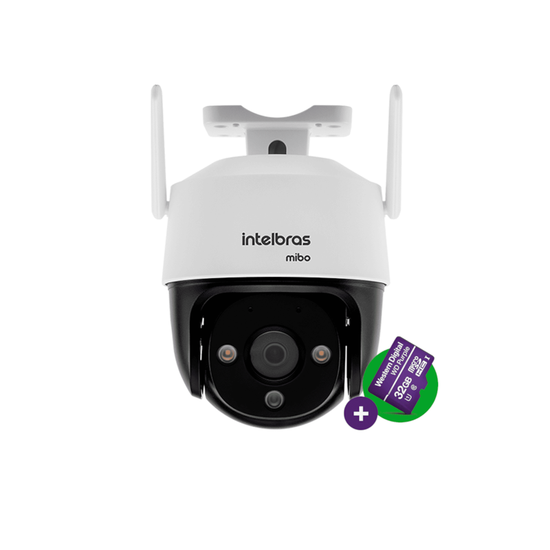 Câmera IM7 Externa WIFI FHD com MicroSD Intelbras 