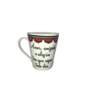 Caneca 290ml Frases Faixa Sortida (Indicar modelo de preferência via Chat Online)