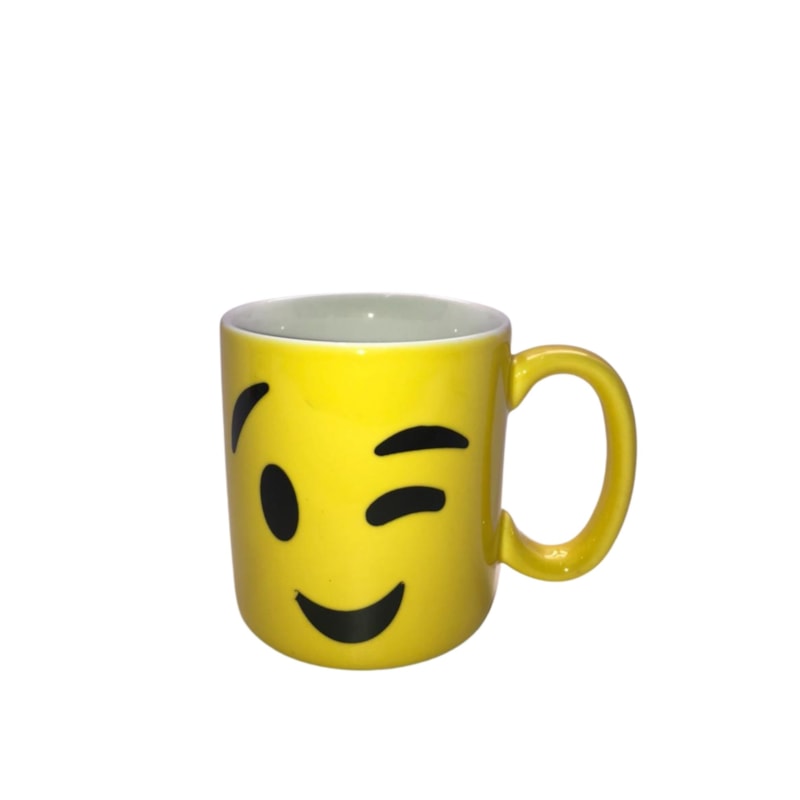 Caneca 300ml Caras Amarelas Sortidas (Indicar modelo de preferência via Chat Online)