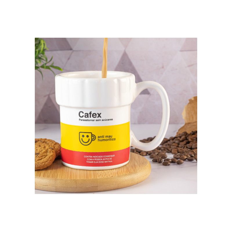 Caneca Caféx 350ml Desembrulha