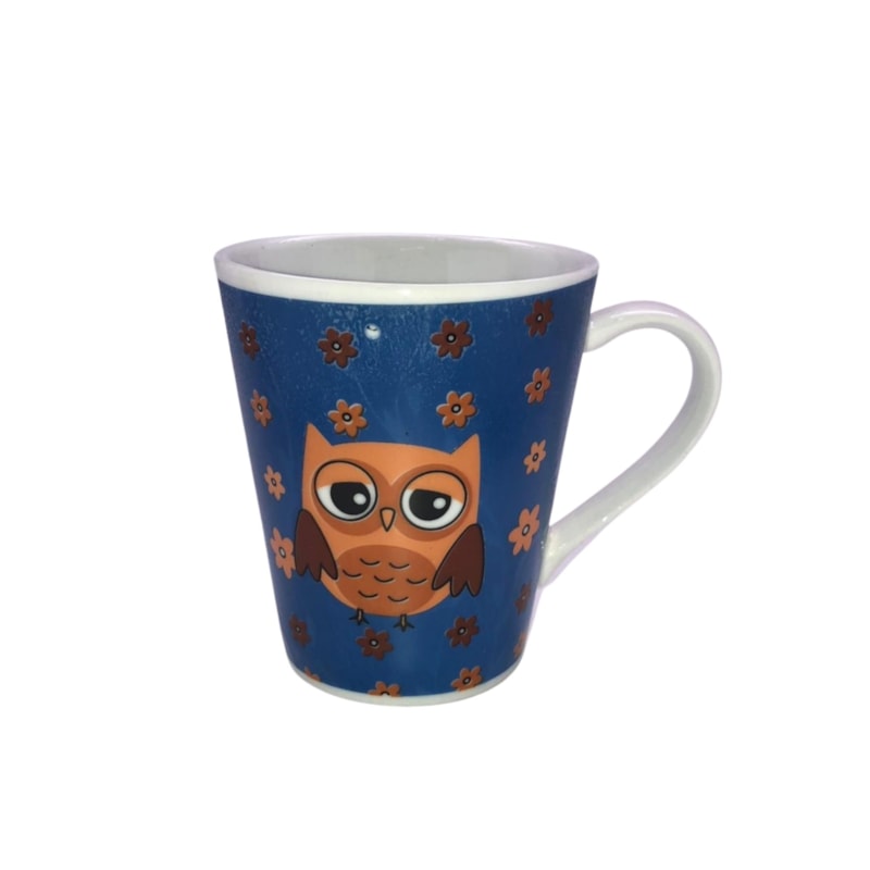 Caneca Corujinhas 310ml Sortida (Indicar modelo de preferência via Chat Online)