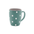 Caneca de Porcelana Dots Sortida 295ml Lyor (Indicar a Cor de preferência no ato do pedido)