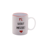 Caneca de Porcelana Secret Inside 350ml Lyor Caneca de Porcelana Secret Inside 350ml Lyor