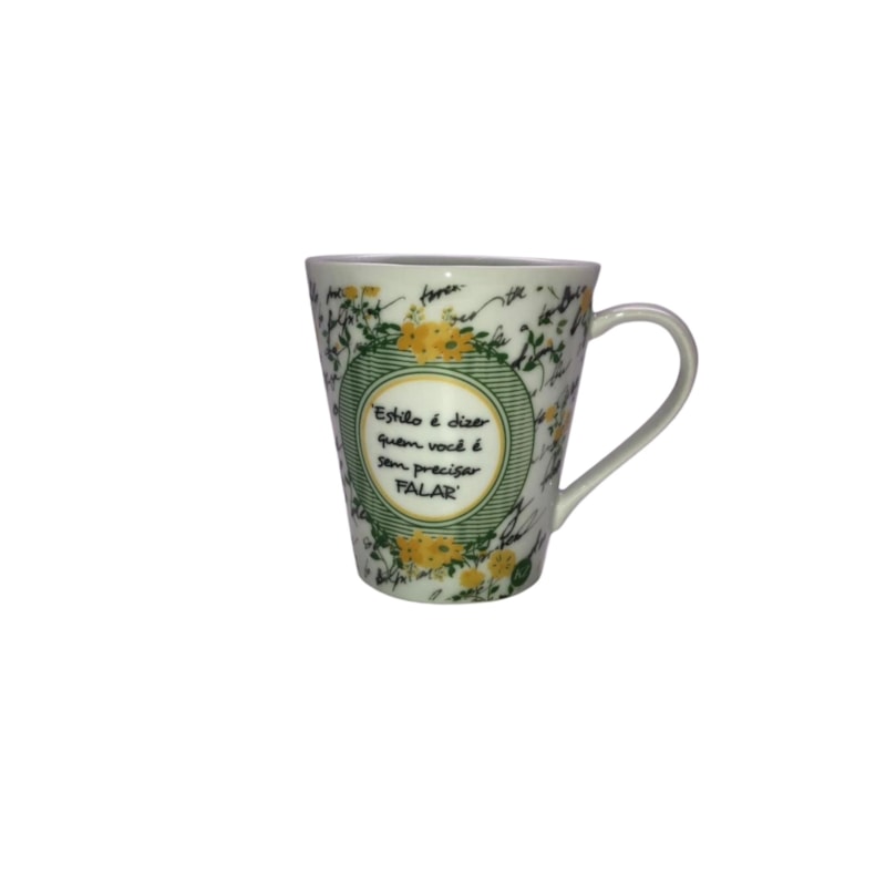 Caneca Floral 310ml Sortida (Indicar modelo de preferência via Chat Online)