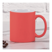 Caneca Porcelana Luminus Vermelha 350ml Lyor