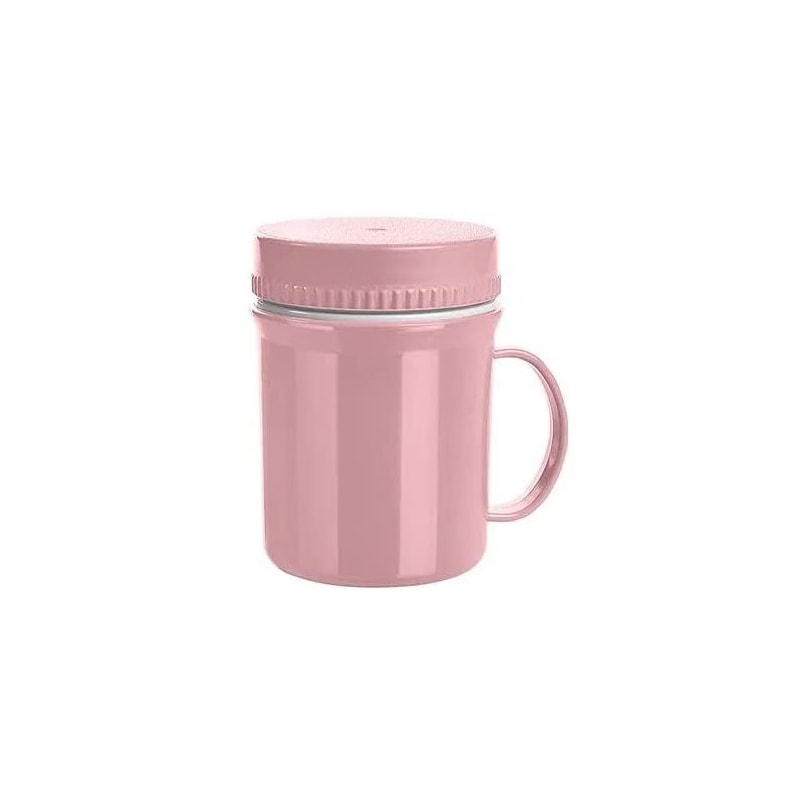 Caneca Térmica Hermética 400ml Rosa Martiplast