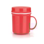 Caneca Térmica Hermética 400ml Vermelha Ou