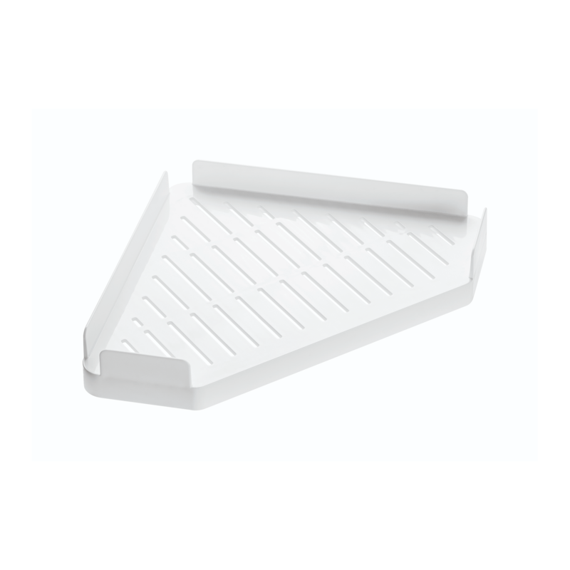 Cantoneira Plástica para Banheiro 20x20cm Branco Primafer