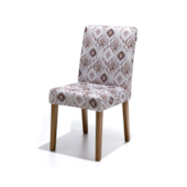 Capa para Cadeira Estampa Etnico Vermelho Bella Janela