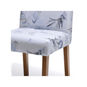 Capa para Cadeira Malha Estampada Folhagem Bella Janela