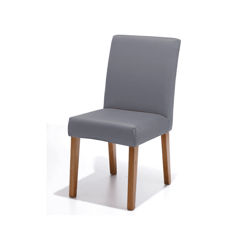 Capa para Cadeira Malha Lisa Titânio Bella Janela