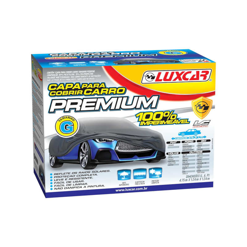 Capa para Carro Premium G Luxcar