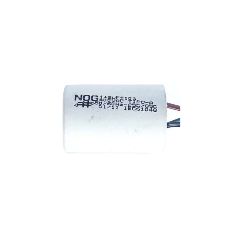 Capacitor 10uF 400Vac 2 Fios