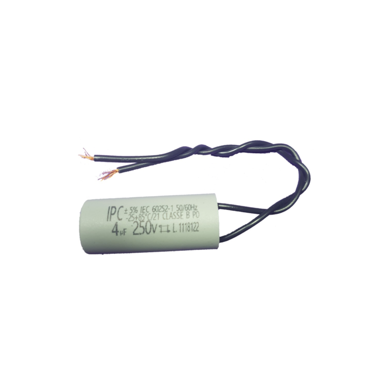 Capacitor para Ventilador de Teto 2 Fios 4uF 250V A.Santos