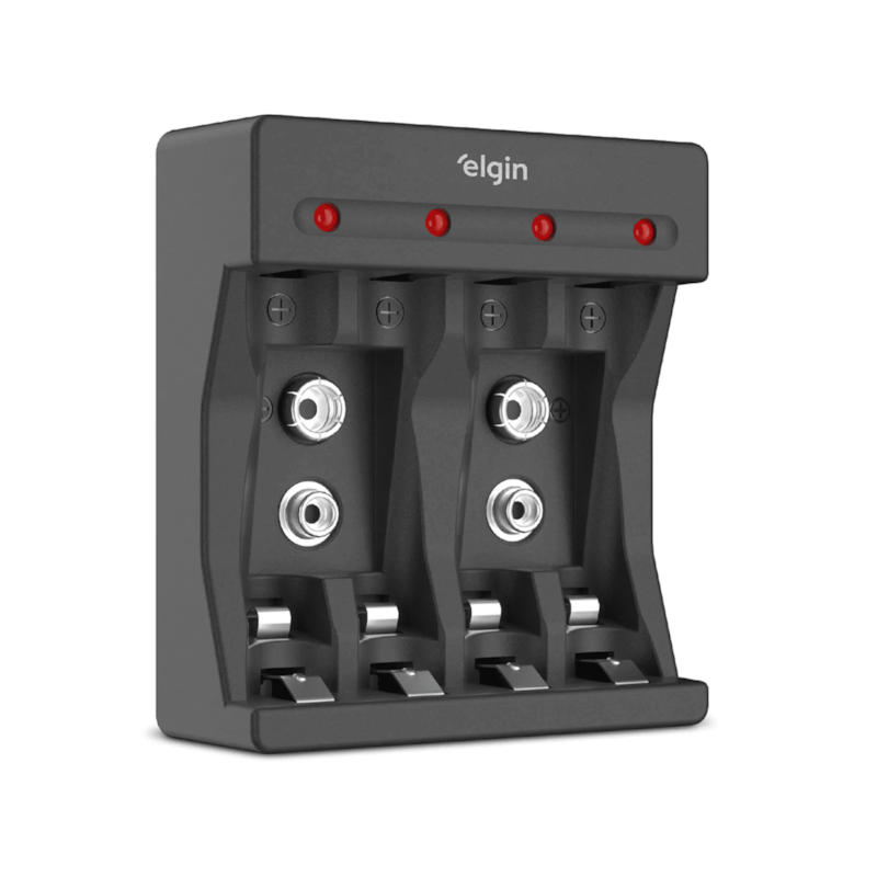 Carregador de Pilhas USB Elgin
