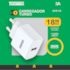 Carregador Turbo Fast Charge 1x USB-A 18W Taschibra
