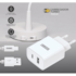 Carregador Turbo Fast Charge 1x USB-A + 1x USB-C 20W Taschibra
