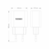 Carregador Turbo Fast Charge 1x USB-C 20W Taschibra