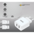 Carregador Turbo Fast Charge 2x USB-A 12W Taschibra