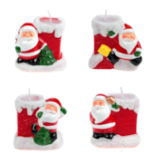 Castiçal Noel com Vela Zein