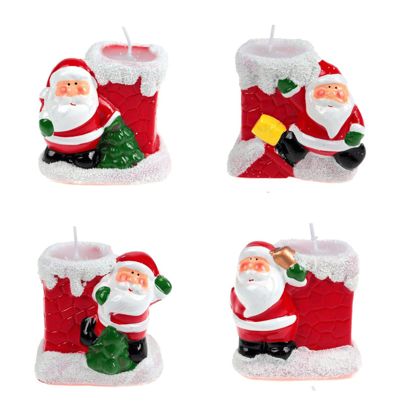 Castiçal Noel com Vela Zein