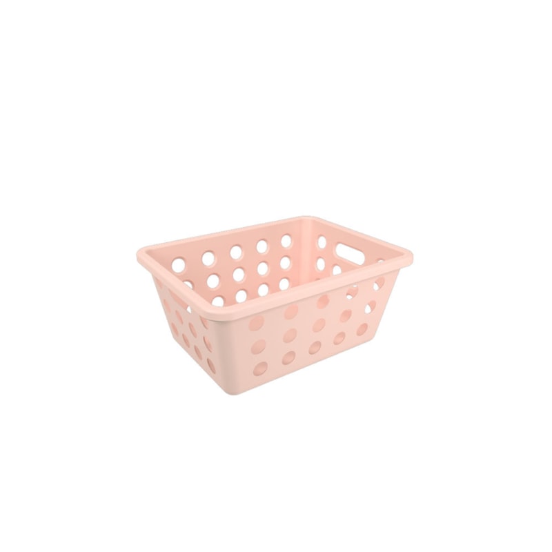 Cesta One Pequena Rosa Blush  Coza