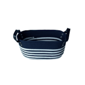 Cesto com Alça 30x19x15cm Azul Paramount